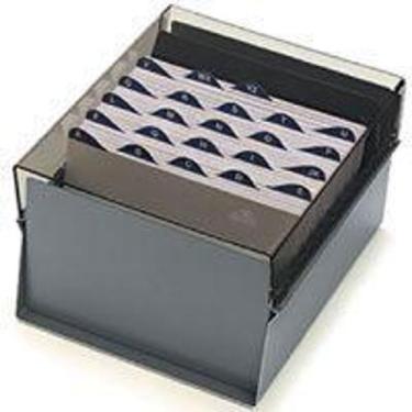 Imagem de Fichario de Mesa C/ Base de ACO 6X9 Fume - GNA - Acrimet