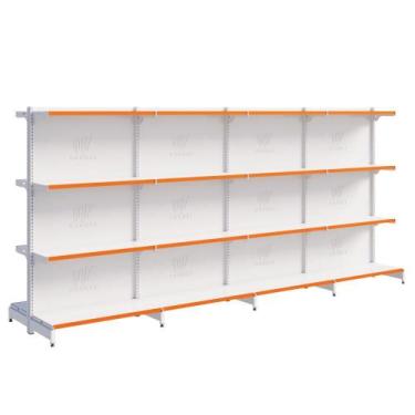 Imagem de Gôndola Fit Centro 1 Inicial E 3 Continuações 1,37m De Mercado Amapá, 