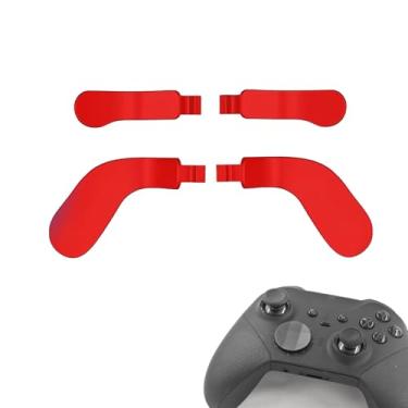 Imagem de Dakexiong 4 Pcs Elite Control Paddles for Xbox One Elite, Elite Controller Metal Paddles for Xbox One Elite Series 2, Elite 2 Core Controller Paddles for Xbox Elite Series 2 (Red)