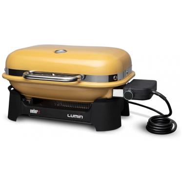 Imagem de Churrasqueira Grill Elétrica para até 4 Pessoas, 110V, Weber, Amarelo