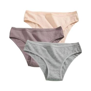 Imagem de Conjunto De Calcinhas De Algodão Femininas Lingerie Sexy Tamanhos XS-5