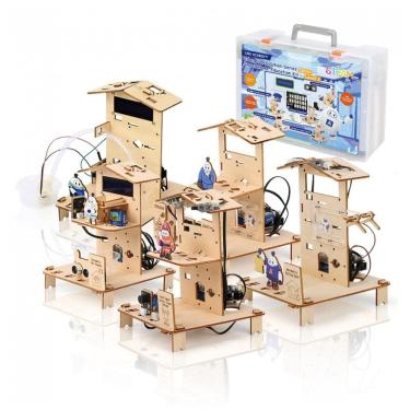 Imagem de ACEBOTT Kit Educacional 5 em 1 ESP32 STEM para Casa e Escola - Projetos de Robótica e Engenharia para 12 a 16 anos