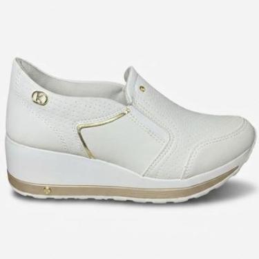 Imagem de Tênis Kolosh Upper Slip On Feminino White-Feminino