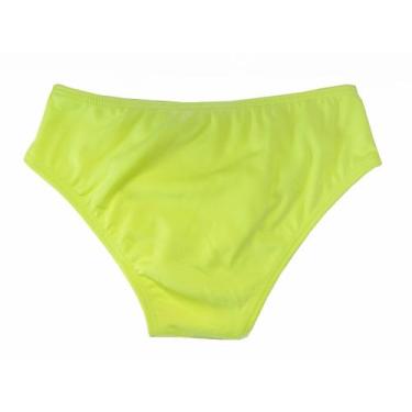 Imagem de Biquíni Infantil Calcinha Avulsa Proteção UV Amarelo Neon Costão, G