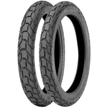 Imagem de 2 Pneu Moto Technic 120/80-18 62s 90/90-21 54s T&c