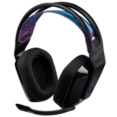 Imagem de Fone de Ouvido Gamer Logitech G535 Lightspeed Sem Fio - Preto (981-000