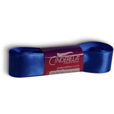 Imagem de Fita de Cetim 22MM X 10M Azul Royal - Fitas Cinderela