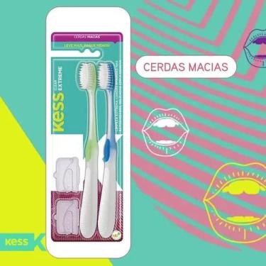Imagem de Pack com 2 esc. dentais kess extreme clear macias ref 2092 ( cores sor