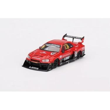Imagem de Collectibles Diecast Model Car Compatible with MINI GT 1:64 LBWK Liberty Walk Nissan LB-ER34 Super Silhouette Model MGT00843