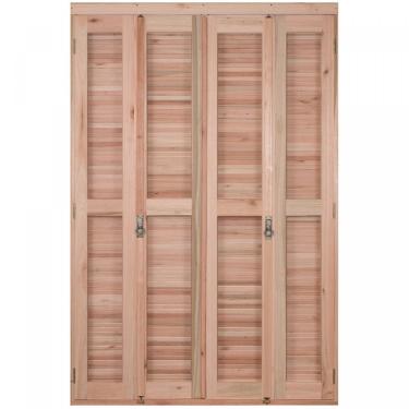 Imagem de Porta Janela Com Veneziana Pantográfica 213X200Cm Rondosul Natural