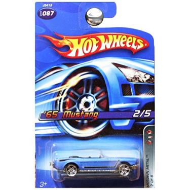 Imagem de Hot Wheels 2006 Motown Metal 1965 Ford Mustang Convertible in Blue #87