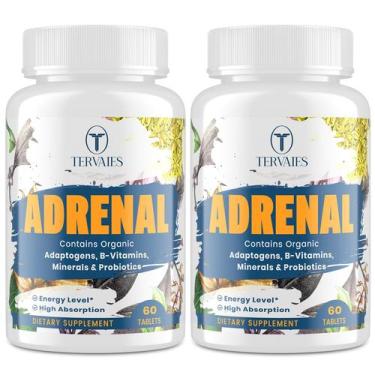 Imagem de Suplementos de ervas e adaptógenos para suporte adrenal  suplemento de