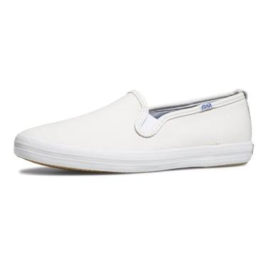 Imagem de Keds Tênis feminino Champion sem cadarço, Couro branco, 40