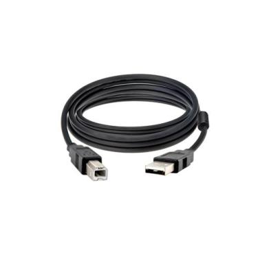 Imagem de Cabo Usb Ab Com Filtro Para Impressora Universal - 3 Metros - MW
