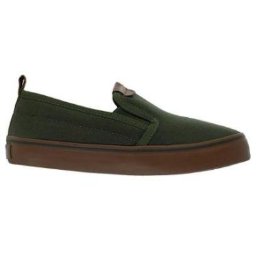 Imagem de Tênis Slip On Infantil Menino Ogochi 047526403 Verde-Masculino