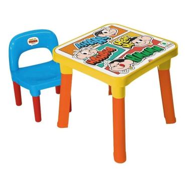 Imagem de Mesinha Didática Cadeira E Cebolinha Turma Da Mônica 0265
