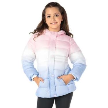 Imagem de Jaqueta Vrasalon Agasalho Infantil Inverno Degradê Feminina-Feminino