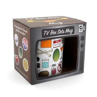 Imagem de Ginger Fox TV Box Sets Trivia Quiz Novelty Mug - Can You Guess 50 Of Your Favourite TV Shows From The Clues