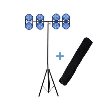 Imagem de Suporte Pedestal Tripé P/Iluminação Profissional Djs T+Bag - Aj Som Ac