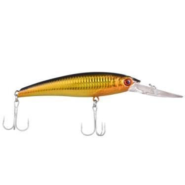 Imagem de Ultra Long Casting Fishing Lure 20cm Saltwater Acalando a isca dura com 2 ganchos para grandes pescadores profissionais do mar azul roxo amarelo (Estilo 3)