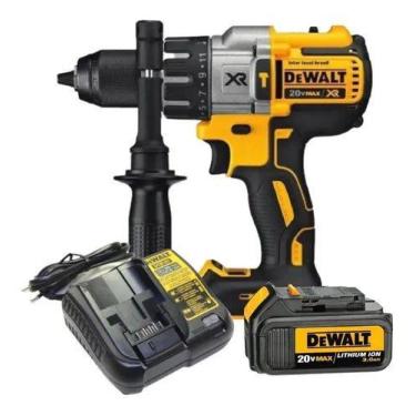 Imagem de Furadeira Dewalt Dcd996 20v + Bateria 3ah + Carregador Biv., Bivolt