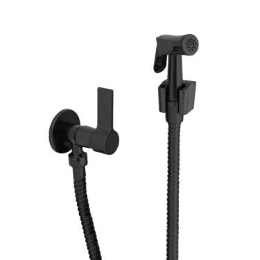 Imagem de Ducha Higiênica Completa Preto Fosco Black Matte Sp C-70 - Universo Im