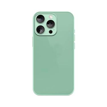 Imagem de Capinha Compativel com iPhone 14 Pro Verso Vidro Fosco Bordas de Silicone Luxuosa Premium Com Proteção de Camera