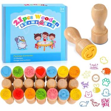 Imagem de Conjunto de carimbos MedIDS Stamps para crianças com 21 carimbos de ma