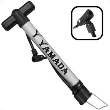 Imagem de Bomba De Ar Yamada Manual Ciclismo Pneu Bike Bicicleta Moto Oficina Pr