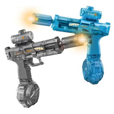 Imagem de Pistola de água elétrica StimuVariety com luzes LED para crianças/adul