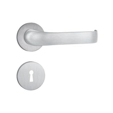 Imagem de Fechadura Interna 813/37 Roseta Redonda Inox Escovado 40mm Stam