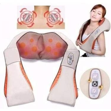 Imagem de Colete Shiatsu Pescoço Massageador Infravermelho Neck Bivolt Q-1343