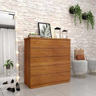 Imagem de Cômoda Premium 5 Gavetas Cinamomo