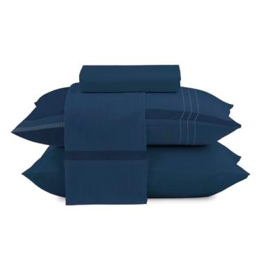 Imagem de Camesa Jogo de Cama Micro Cotton 150 fios Select 4 peças Casal Chalk