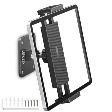 Imagem de Suporte de parede para tablet, 360° ajustável, para dispositivos de 12.4 cm-33.0 cm, iPad, Galaxy Tab, Kindle Fire, Switch, suporte de alumínio resistente, suporte universal para tablet e suporte para