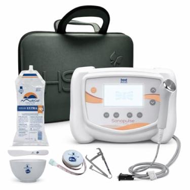 Imagem de Sonopulse Portátil Ultrassom 3 MHz para Uso Externo Corporal, Equipamento com Frequência de 3 MHz, Sistema Bivolt Automático 110V/220V, Acompanha Acessórios Compatíveis para Aplicação Ibramed