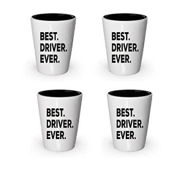 Imagem de Copo de shot Bus Driver - Best Bus Driver Ever Gifts Appreciation Women Men - Retired Thank You Aide Funny (4)