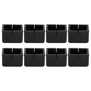 Imagem de Protetores de piso para pernas de cadeira, capa de proteção, tampas de pernas de cadeira, silicone reutilizável para cadeira de lixo, armário para mesa de escritório