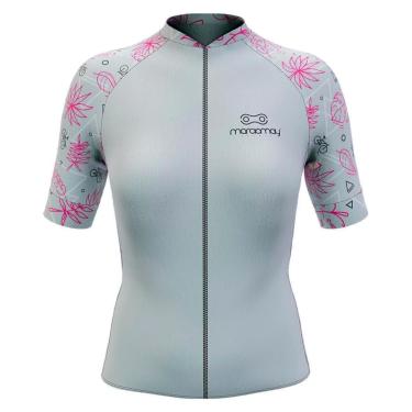 Imagem de Camisa De Ciclismo Marcio May Sport Pink Triangles Natu Fem-Feminino