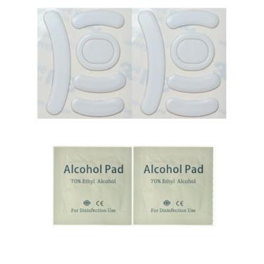 Imagem de 2 conjuntos de mouse skatez & MouseFeet & Mouse Feet & mouseskatesSubstituição para Logitech (branco) (Logitech GPW 1)