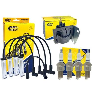 Imagem de Kit Cabos de Velas + Velas + Bobina Monza Kadett Ipanema 1.8 2.0 EFI 1