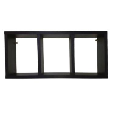 Imagem de Nicho Triplo Decoração - Para Banheiro Cozinha Sala Quarto 50x23x10 - 