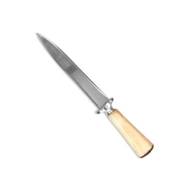 Imagem de Punhal Inox com Bainha de Couro 7" - Importado