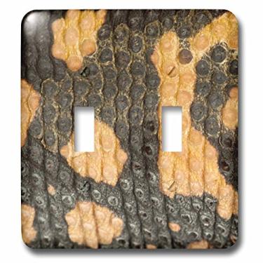 Imagem de 3dRose lsp_84159_2 Gila Monster Lizard Pattern, Captive, EUA Na02 Pox0049 Pete Oxford Interruptor duplo