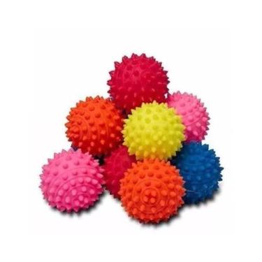 Imagem de Bolas Fisioterapia com Cravo anti stress  e para Pet  12 unidades - Pr