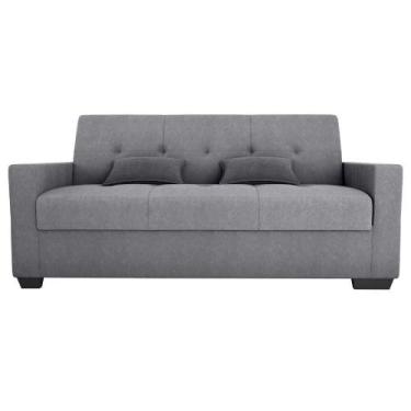 Imagem de Estofado / Sofá Cama Matrix Lavinia 3 Lugares 2 Almofadas 88x203x92cm,