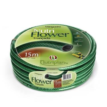 Imagem de Mangueira de Jardim Trançada Nutri Flower Verde 15m Nutriplan
