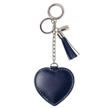 Imagem de Chaveiro couro amor azul - CELLWAY
