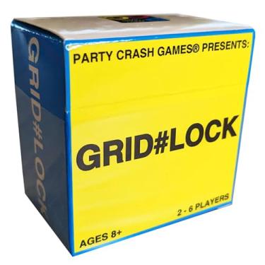Imagem de PARTY CRASH GAMES Presents: Grid#Lock - A Simple, Yet Substantial Little Card Game Based On Rummy; Designed for 2-6 Players 8+ Who are Quick Thinking. Presents: Grid#Lock