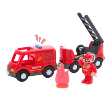 Imagem de Locomotiva Magnética de Trem de Brinquedo - Compatível com Trilhos de 